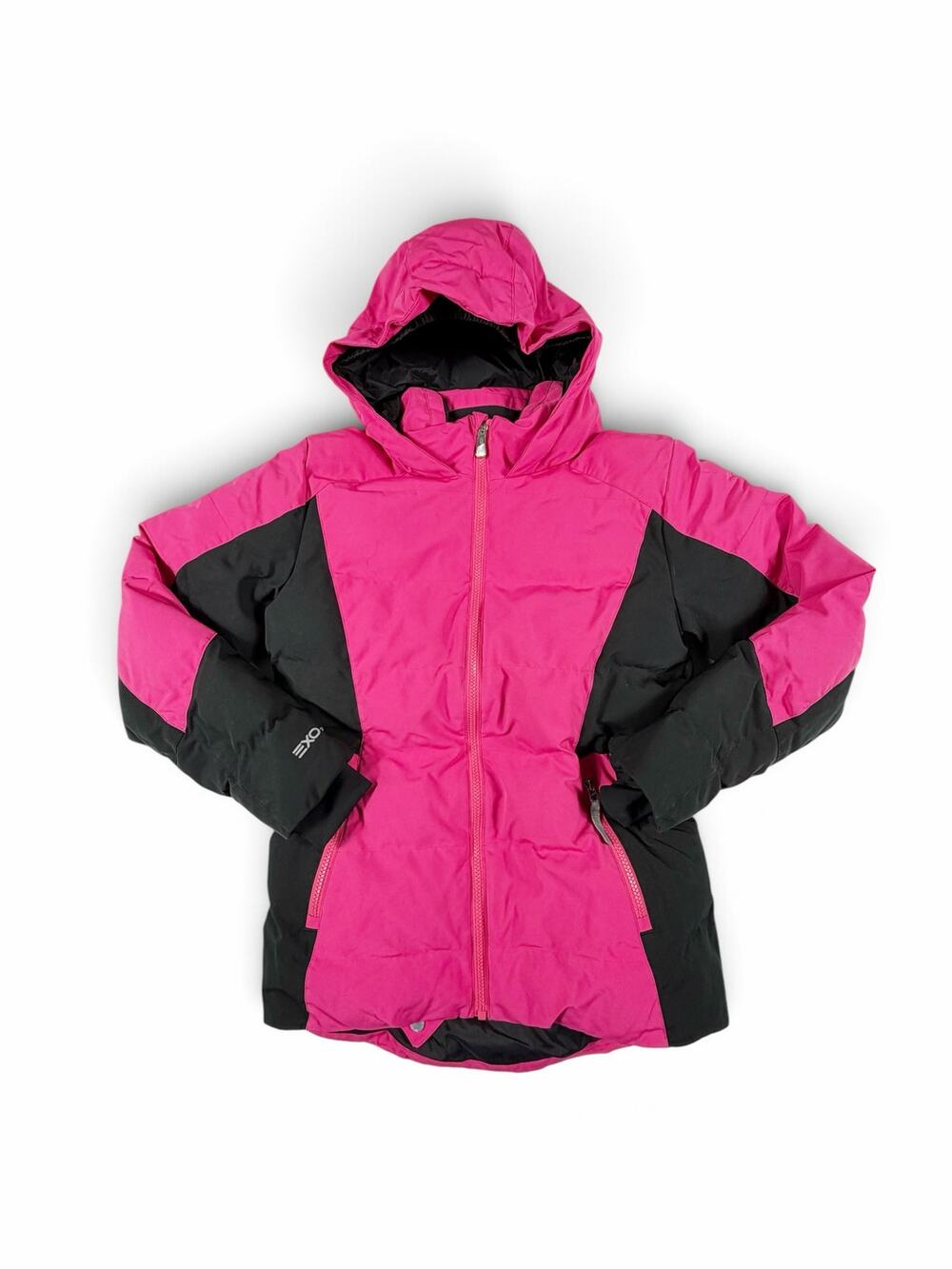 Spyder Girls Zadie Synthetic Down Ski Jacket Pink Black Size 14